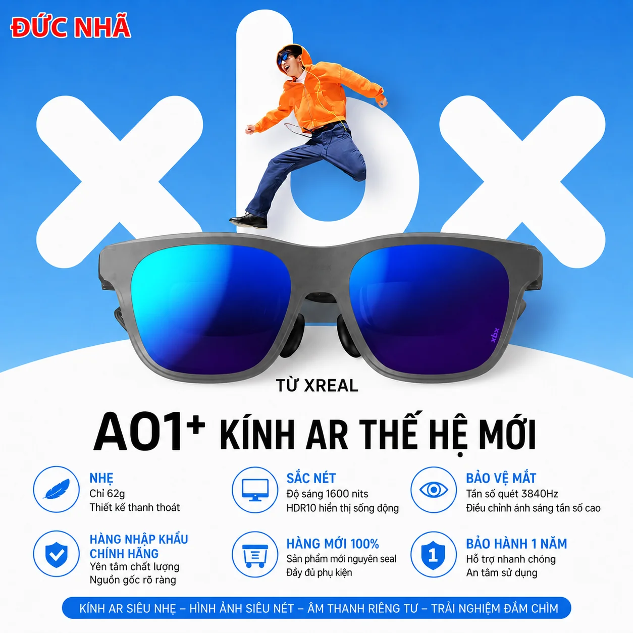 XREAL XBX A01+ tại Đức Nhã Shop