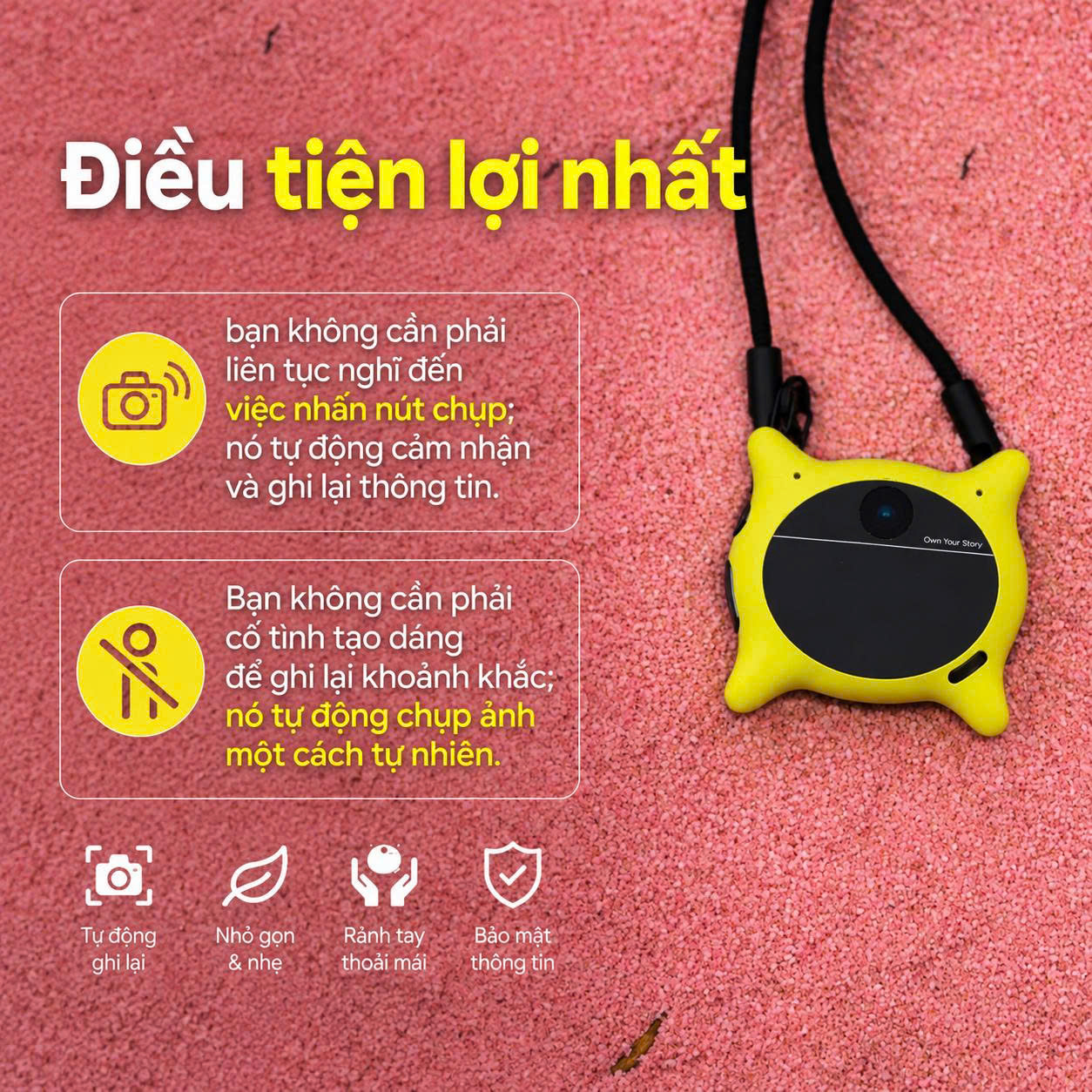 Phụ kiện đeo camera AI LOOKI L1