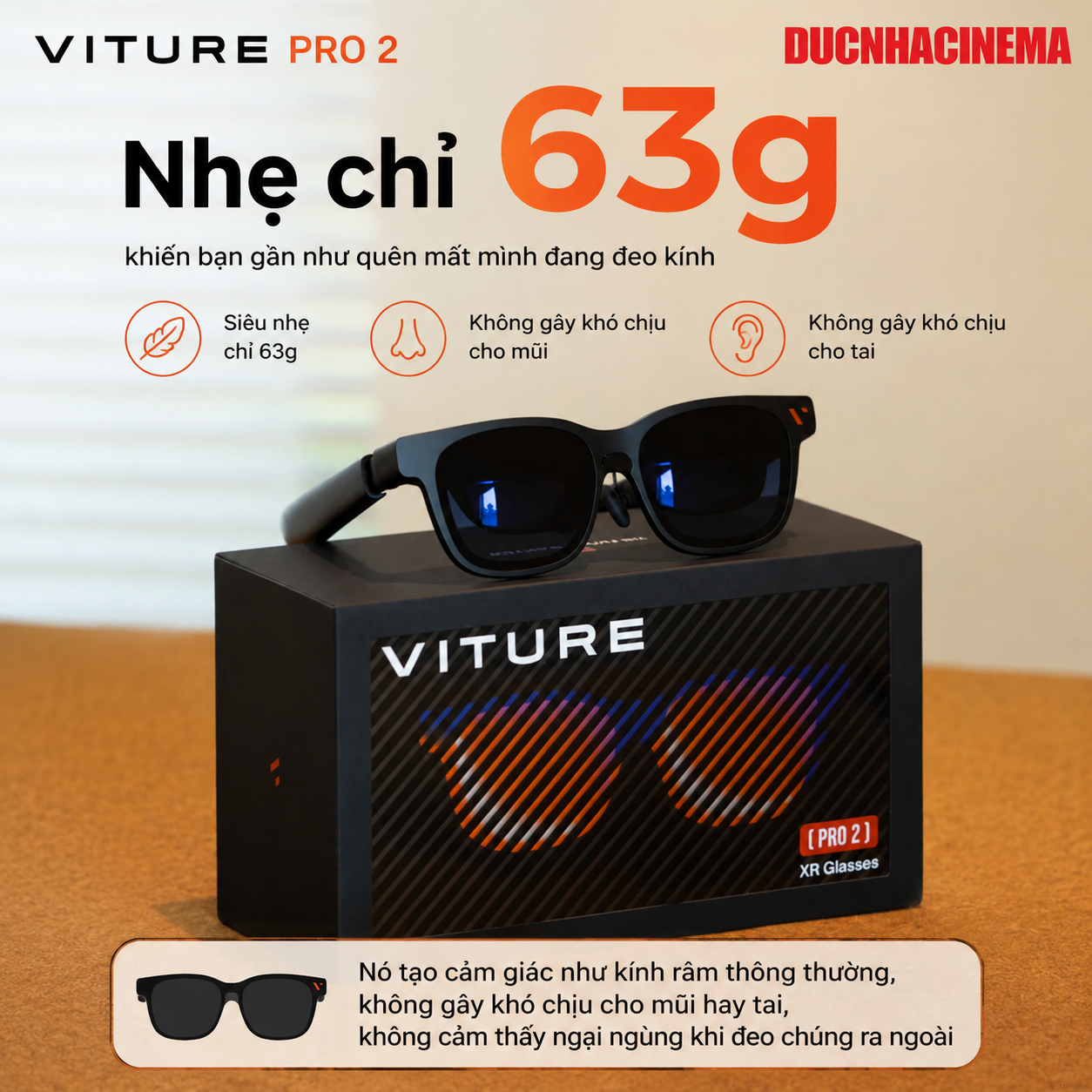VITURE Pro 2 chính hãng tại Đức Nhã Shop