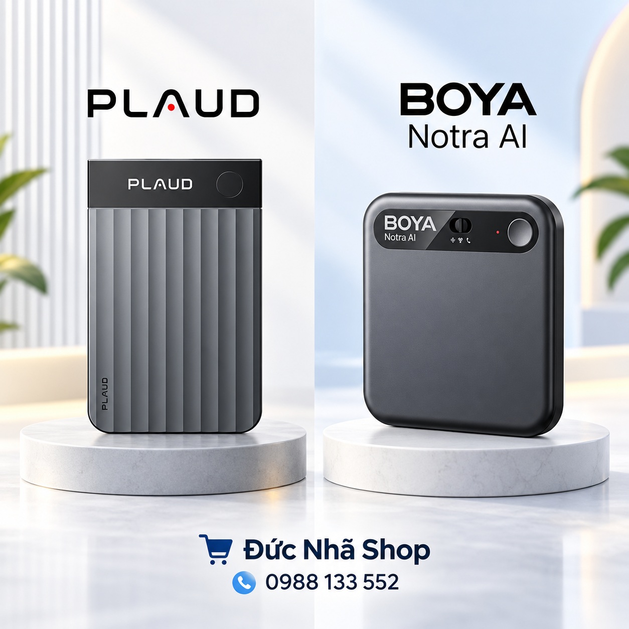 BOYA Notra vs PLAUD Note Pro: Máy ghi âm AI nào đáng mua hơn năm 2026?